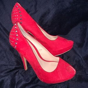 Red high heels